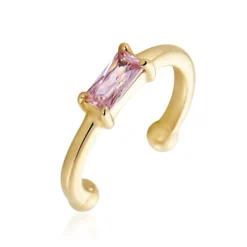 Bague D'oreille Unitaire Grishilde Plaqué Or Oxyde De Zirconium