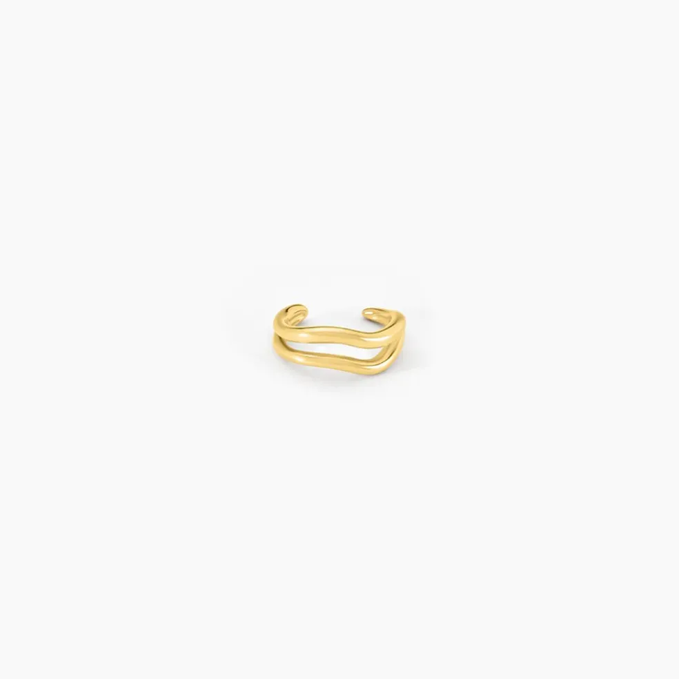 Bague D'oreille Unitaire Lauri Acier Doré