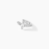 Bague D'oreille Unitaire Naura Argent Blanc Oxyde De Zirconium