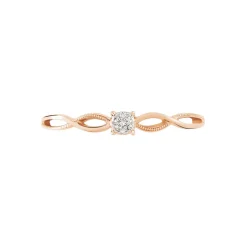 Bague Farila Or Rose Diamant