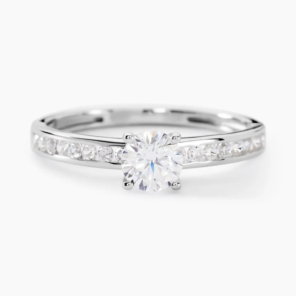 Bague Harem Or Blanc Oxyde