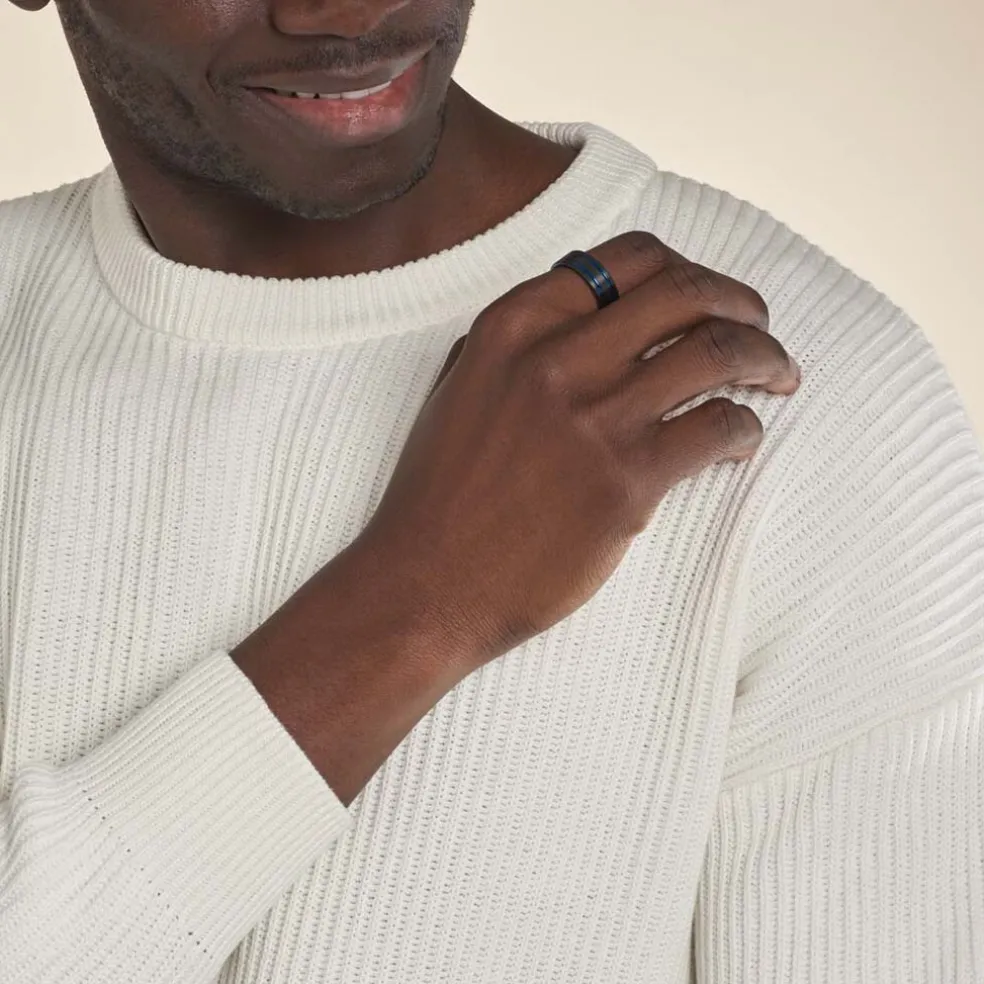 Bague Jourdan Homme Bada Tungstene Noir