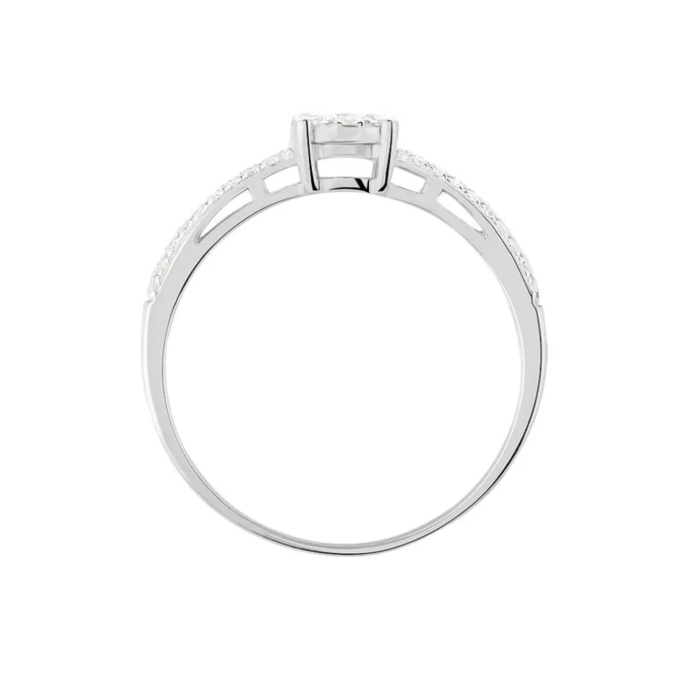 Bague Julia Or Blanc Diamant