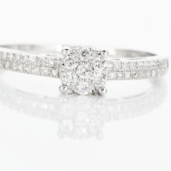 Bague Julia Or Blanc Diamant