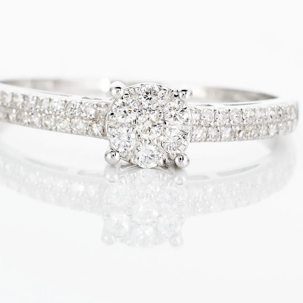 Bague Julia Or Blanc Diamant