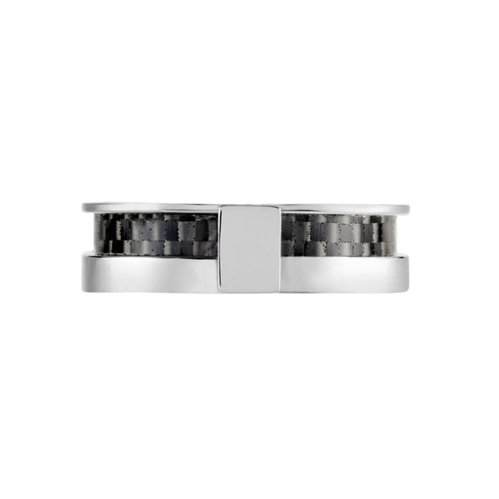 Bague Karly Acier Blanc