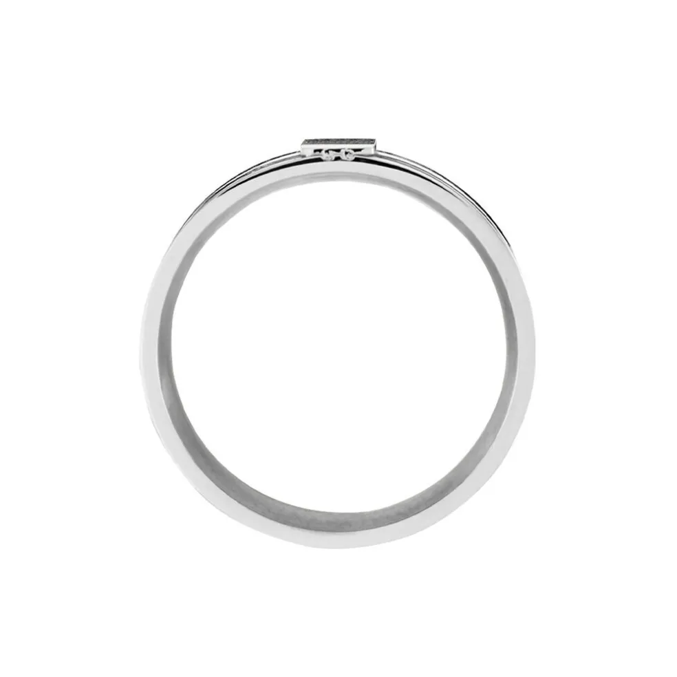 Bague Karly Acier Blanc