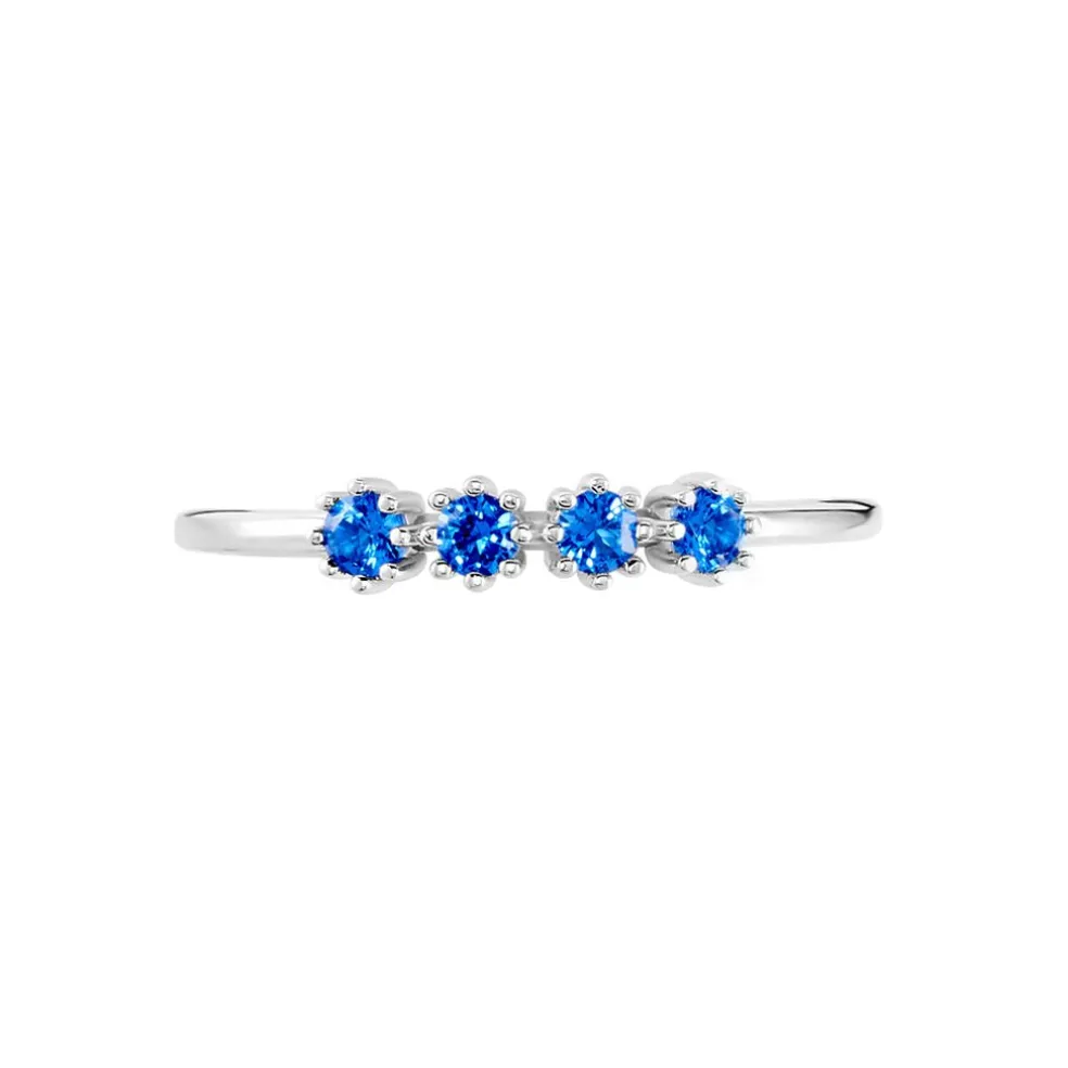 Bague Karrie Argent Blanc Oxyde De Zirconium