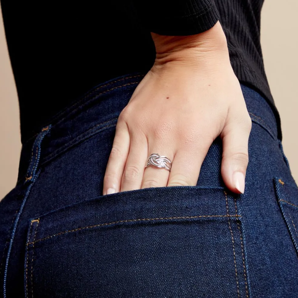 Bague Leopoldine Or Blanc Diamant