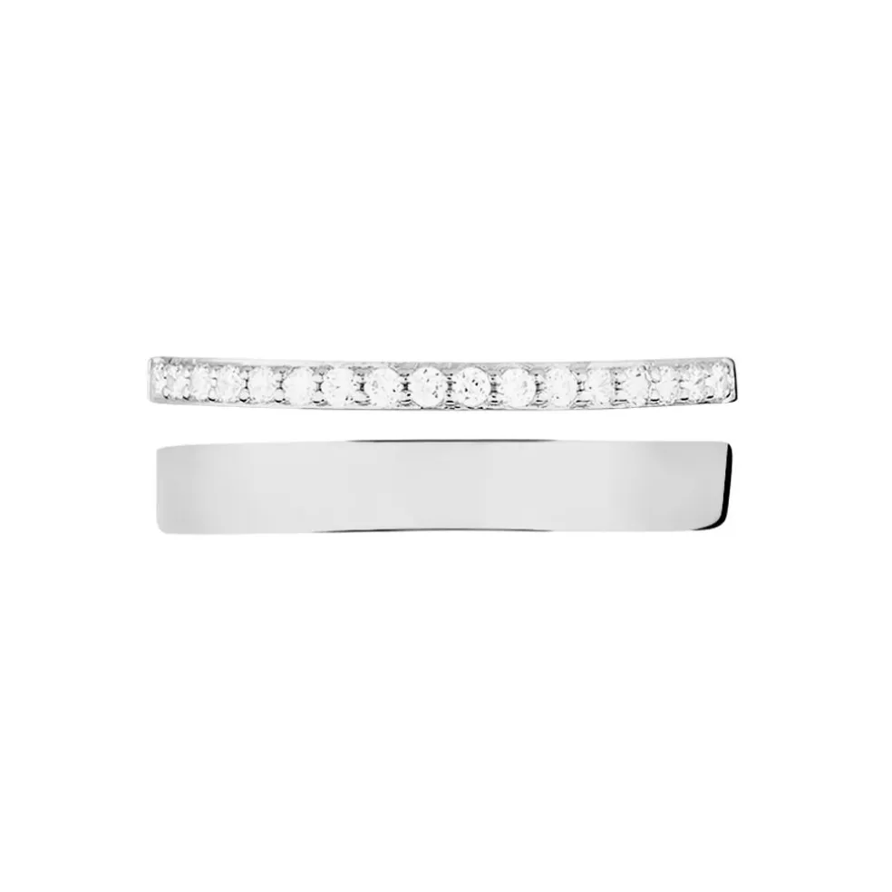Bague Or Blanc Katiana Oxydes De Zirconium
