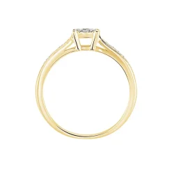 Bague Or Jaune Multi Pierres Diamants