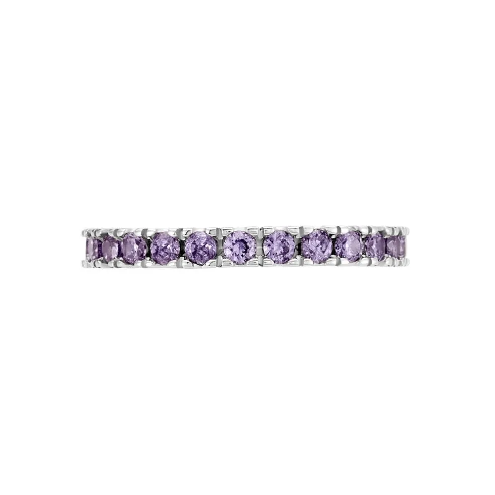 Bague Rio Argent Blanc Oxyde De Zirconium