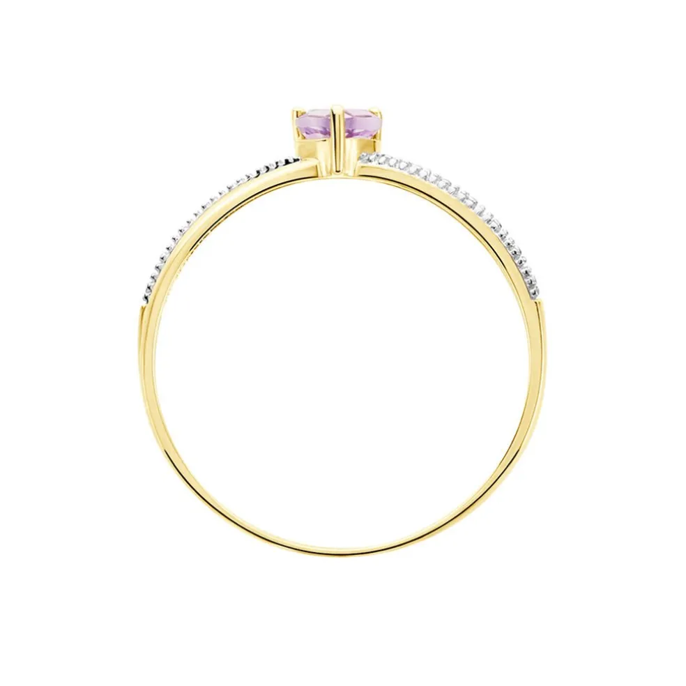 Bague Rory Or Jaune Amethyste