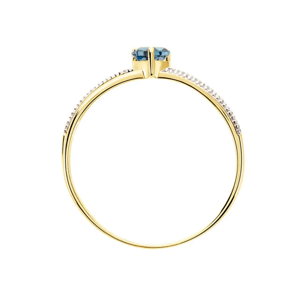 Bague Rory Or Jaune Topaze