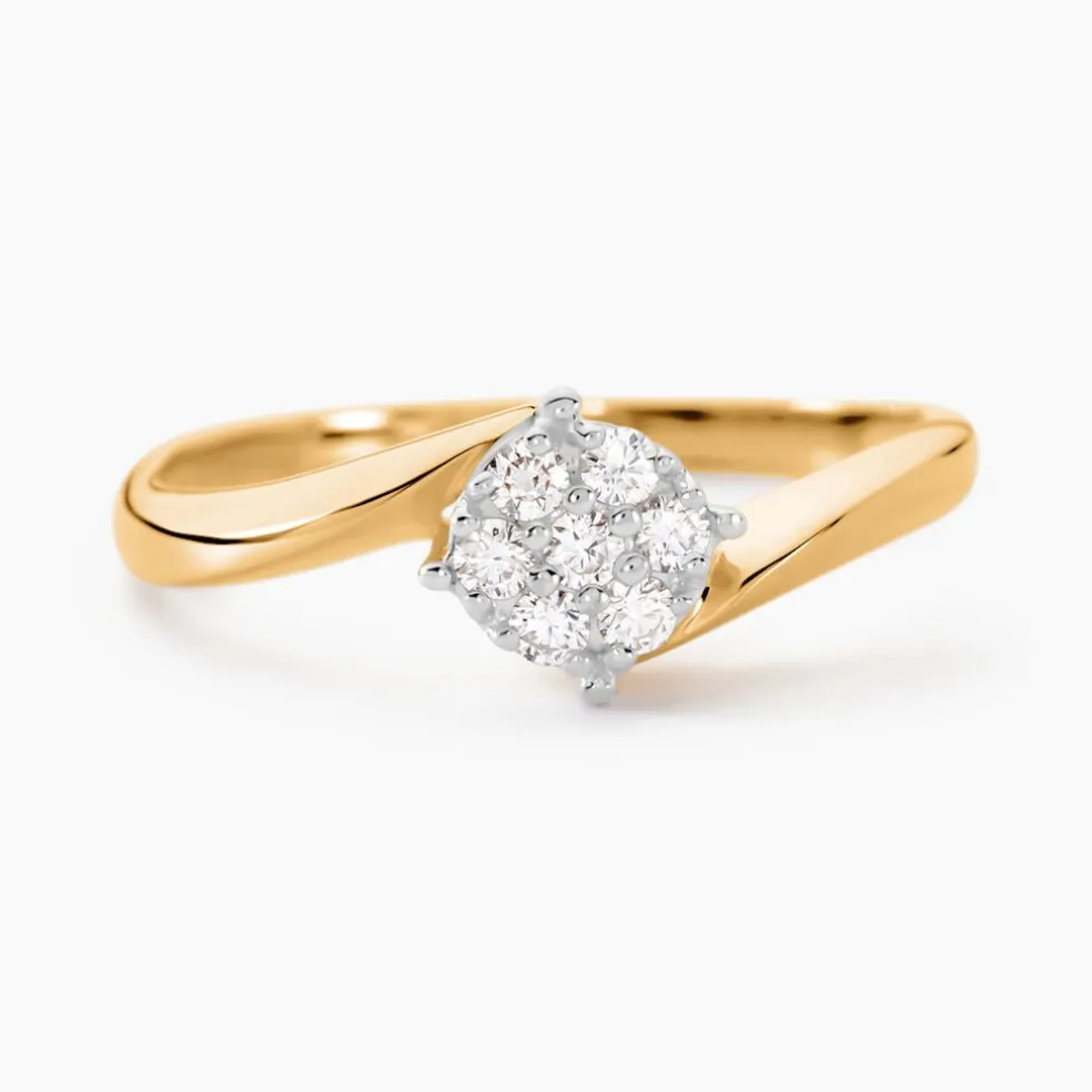 Bague Solitaire Lysia Or Jaune Diamant
