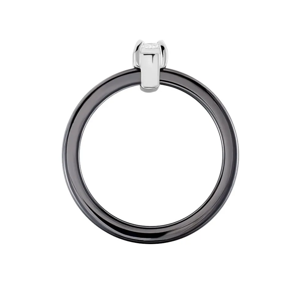 Bague Solitaire Nigelia Argent Blanc Oxyde De Zirconium