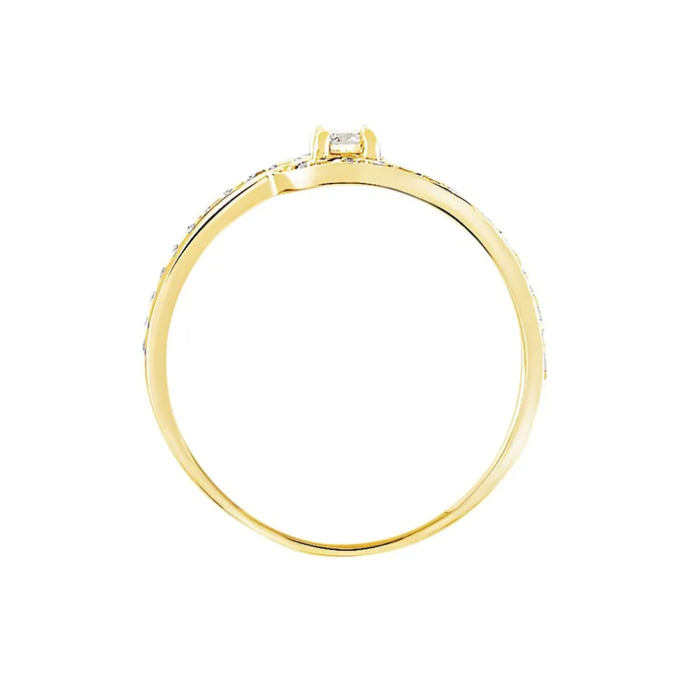 Bague Solitaire Vassilissa Or Jaune Diamant