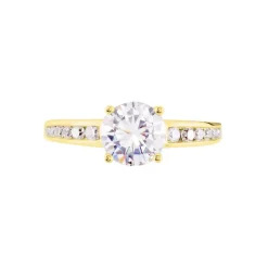 Bague Tatjana Or Jaune Oxyde De Zirconium