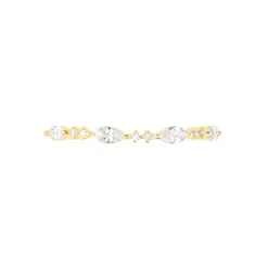 Bague Tiara Or Jaune Oxyde De Zirconium