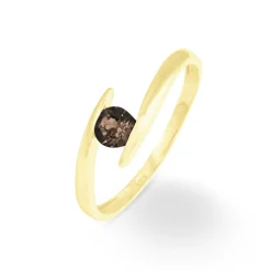 Bague Tiphaine Or Jaune Quartz