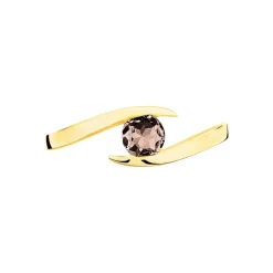 Bague Tiphaine Or Jaune Quartz