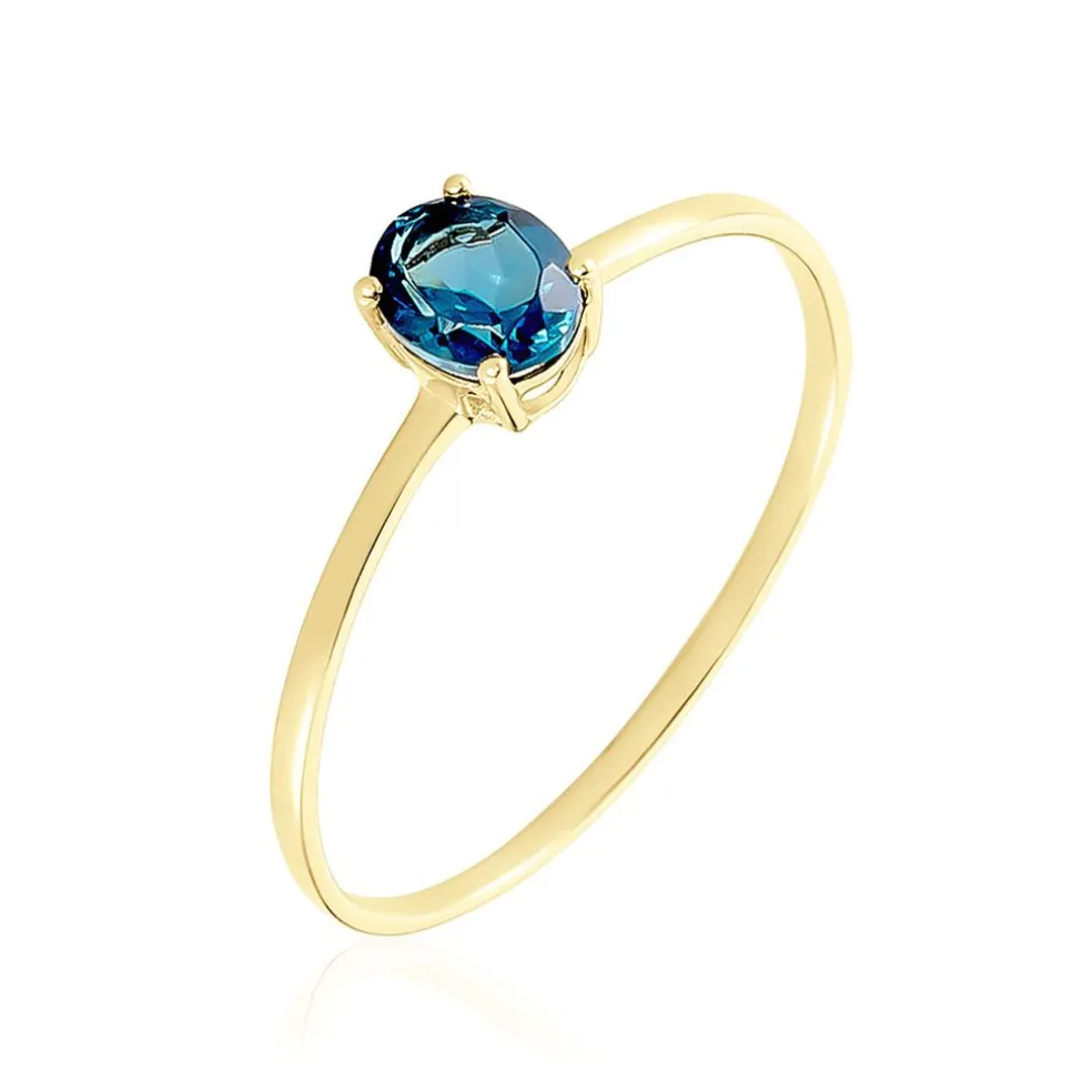 Bague Valentino Or Jaune Topaze