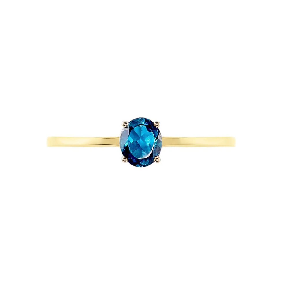 Bague Valentino Or Jaune Topaze