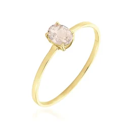 Bague Valentino Or Jaune Quartz