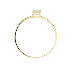 Bague Valentino Or Jaune Quartz