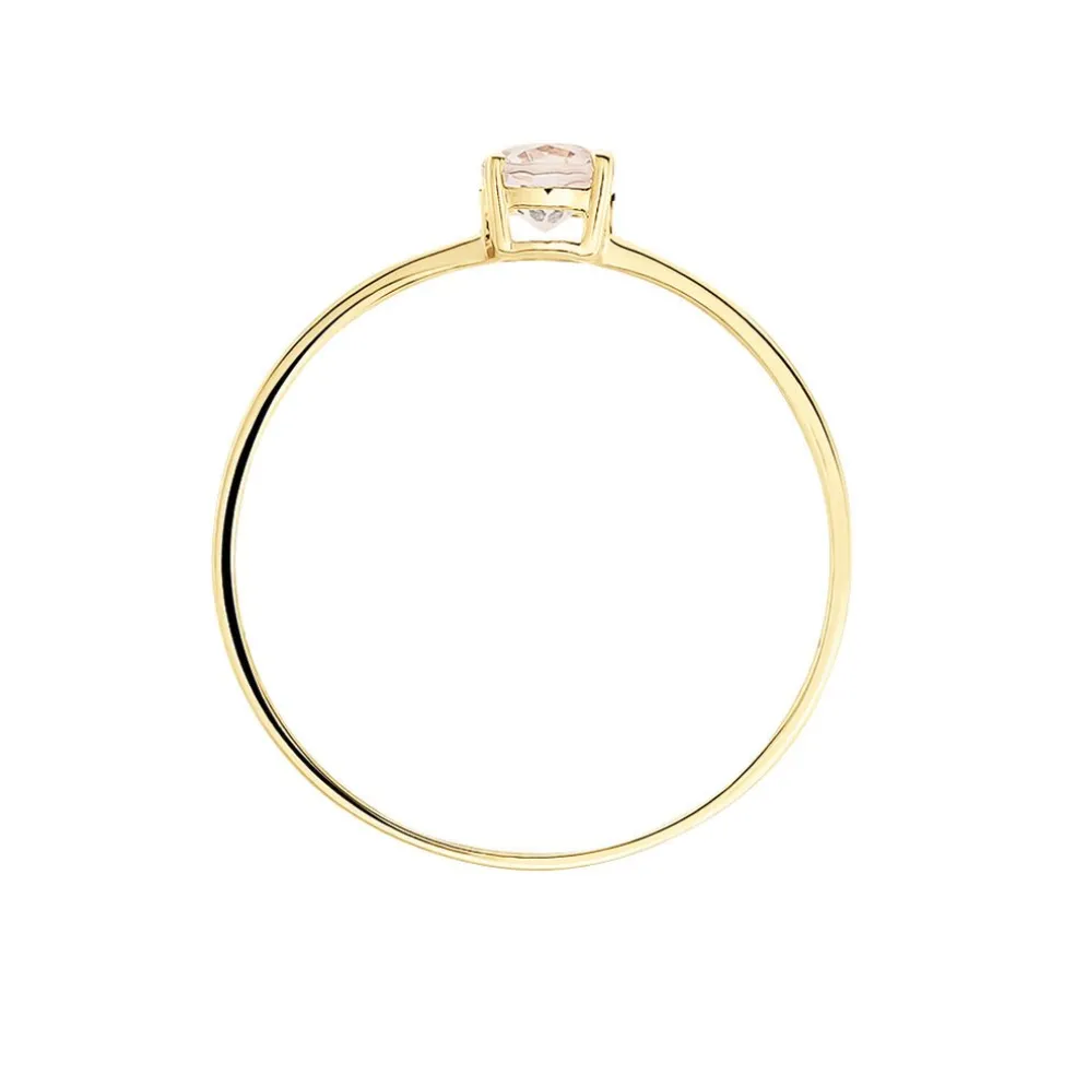 Bague Valentino Or Jaune Quartz