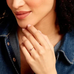 Bague Valentino Or Jaune Améthyste