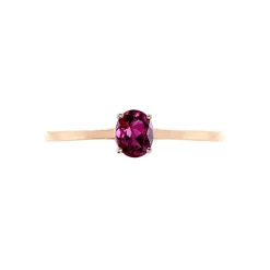 Bague Valentino Or Rose Rhodolite