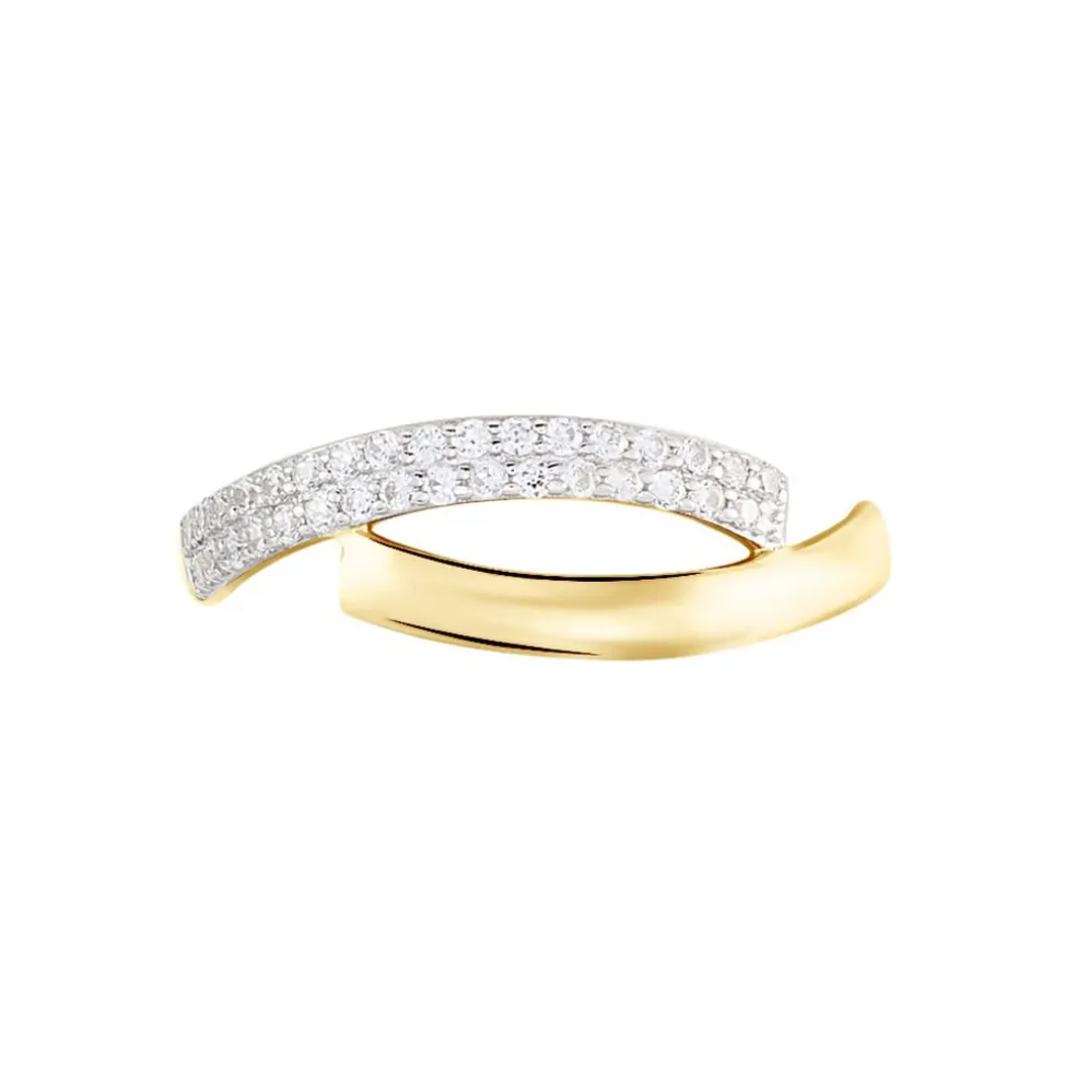 Bague Vero Or Jaune Oxyde De Zirconium