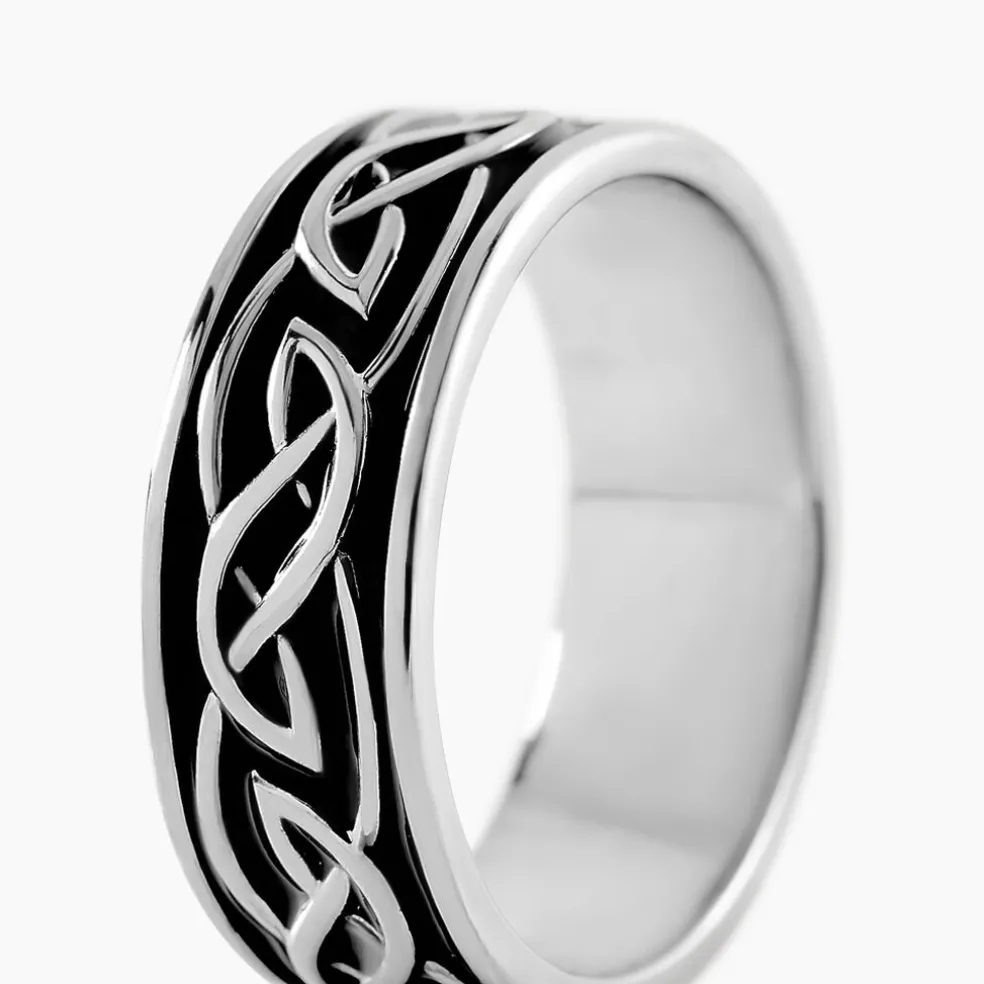 Bague Viking Argent Blanc