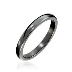 Bague Volta Ceramique Noir Céramique