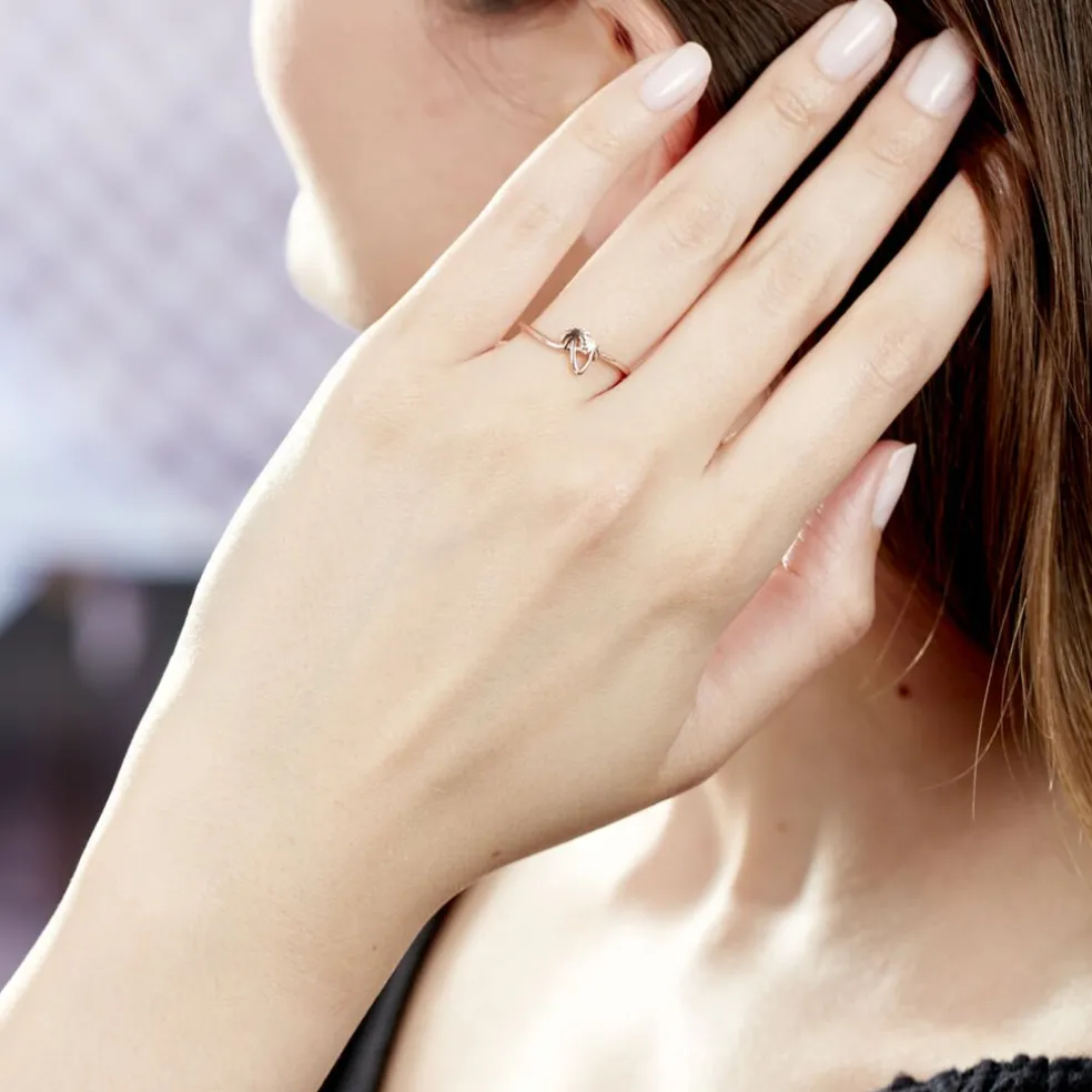 Bague Zenia Argent Rose