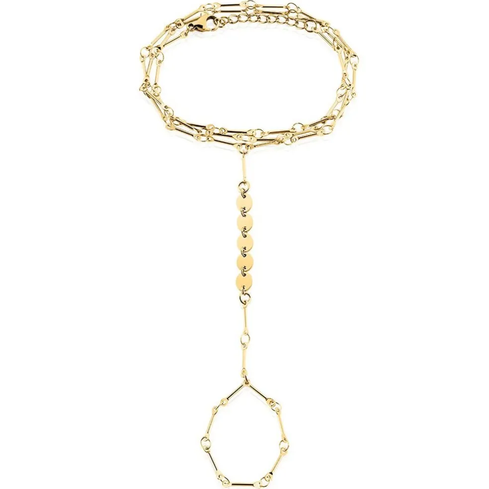 Bijou De Main Lodi Acier Jaune