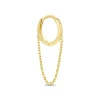 Bijou D'oreille Unitaire Or Jaune Brittani