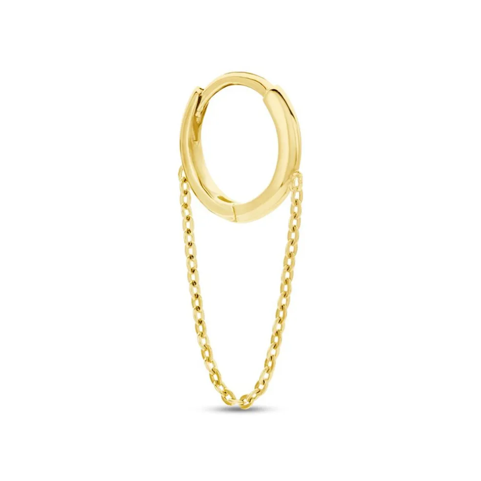 Bijou D'oreille Unitaire Or Jaune Brittani