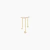 Bijoux D'Oreilles Faris Or Jaune Oxyde De Zirconium