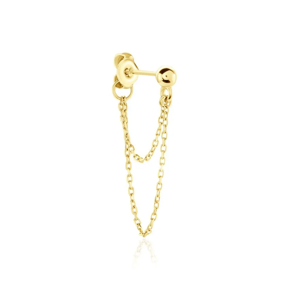 Boucle D'oreille Chander Or Jaune