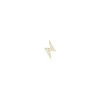 Boucle D'oreille Puce Unitaire Jusa Or Jaune Oxyde De Zirconium