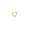 Boucle D'oreille Puce Unitaire Howie Or Jaune Oxyde De Zirconium