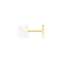 Boucles D'oreille Puce Unitaire Joya Or Jaune