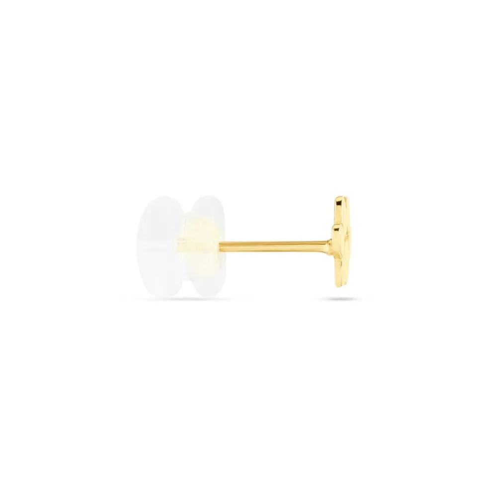 Boucles D'oreille Puce Unitaire Joya Or Jaune