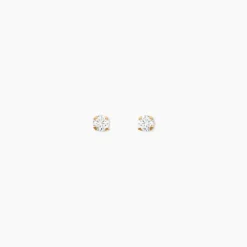Boucles D'oreilles Barrettes Youssa Barrettes 5 Or Jaune Oxydes
