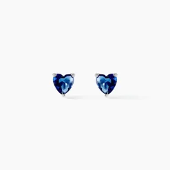 Boucles D'oreilles Kelvyn Argent Blanc Oxyde