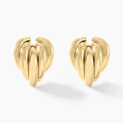Boucles D'oreilles Or Jaune Verbena