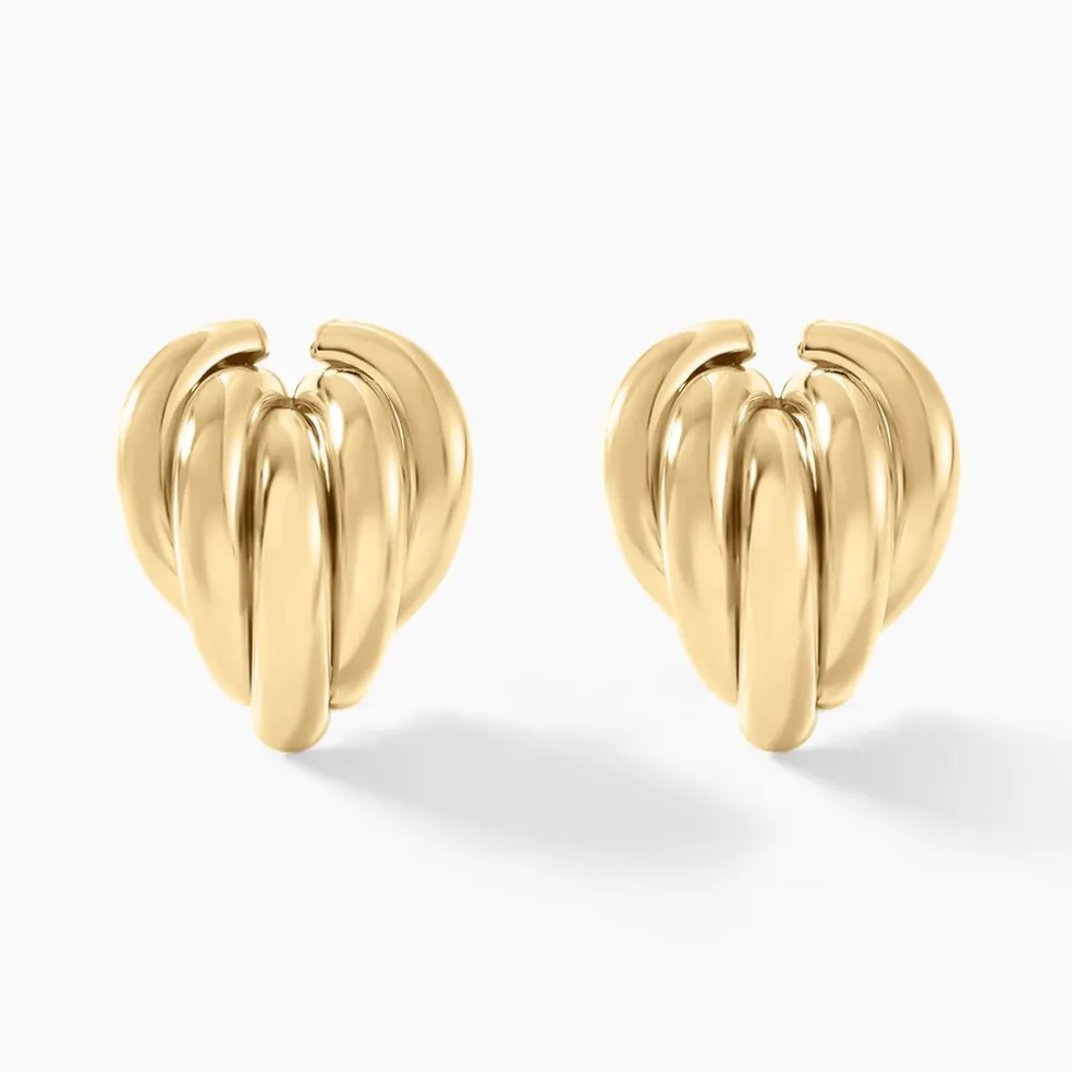 Boucles D'oreilles Or Jaune Verbena