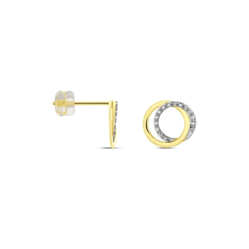 Boucles D'oreilles Or Jaune Tresha Diamants